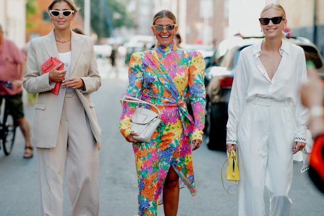 Darja+Barannik%2C+Janka+Polliani%2C+in+Tine+Andrea+na+modni+reviji+Ganni+%28Foto%3A+Profimedia%29