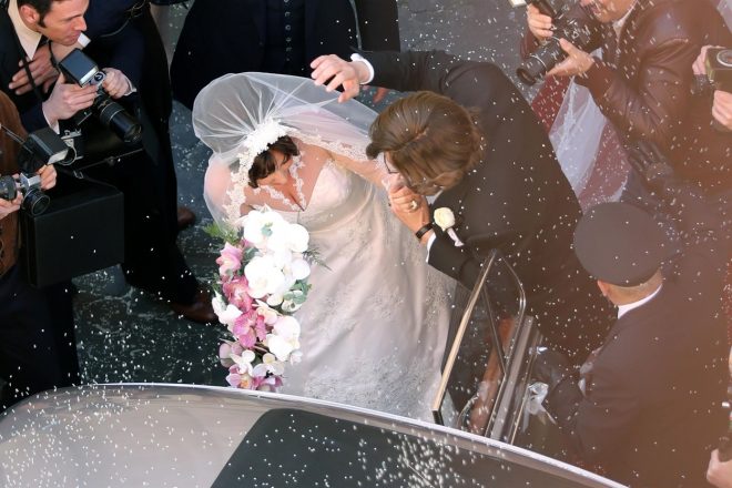 Izsek+iz+snemanja+filma+The+House+of+Gucci%2C+v+katerem+se+Lady+Gaga+poro%C4%8Di+%28Foto%3A+Profimedia%29